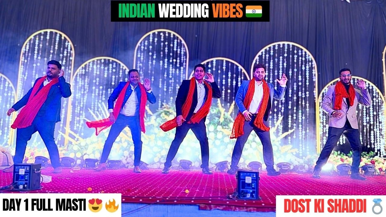 Indian Wedding Vlog Day 1 🇮🇳 | India trip | Maharashtra | Sangeet, Haldi, Friends & Fun!