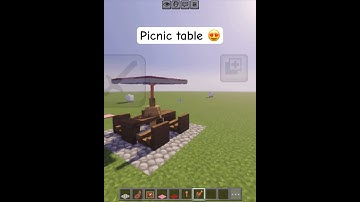 Minecraft picnic table build hacks