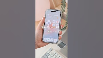 🌸☁️Aesthetic iPhone 17 Pro Homescreen | #iPhone 17pro #ios26