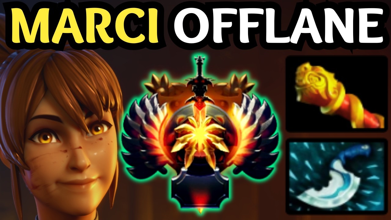 🔥 MARCI Offlane Is Broken — One Combo Deletes Cores 🔥 Dota 2 Offlane