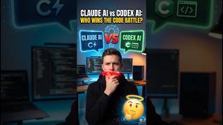 Claude AI vs Codex AI 🚀 who is win #ai #coding #website #shorts #tech #update #logo #memes