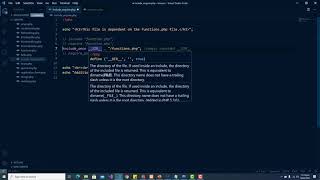 PHP MySQL Include Require Magic Constant
