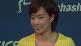 石川佳純「かわいいユニフォームで試合したい」　「ASICS RUNNING」イベント