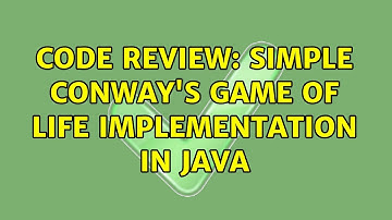 Code Review: Simple Conway