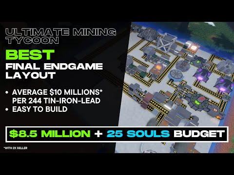 BEST FINAL END GAME Setup Ultimate Mining Tycoon!
