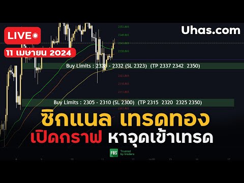 🔴Live ซิกแนล XAUUSD 11 เมษายน  2024 