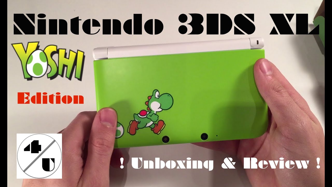 Nintendo 3DS XL Yoshi Edition Unboxing & Review YouTube