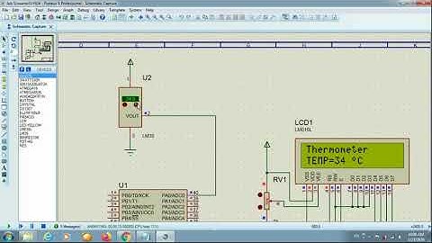 Simulasi Sensor SUHU Menggunakan Atmega8535 di Proteus 8 5