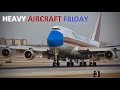 (4K) HEAVY AIRCRAFT FRIDAY!! Kalitta Cargo Boeing 747 &quot;Facemask&quot; Landing 28C Chicago O&#39;Hare Airport