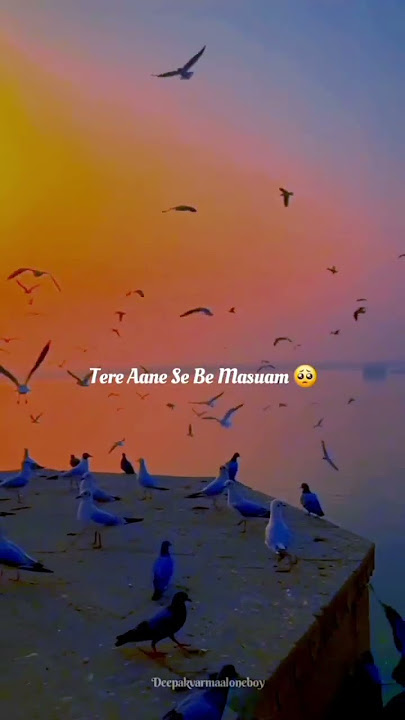 Tere Aane Se Be Mousam Barsaat Ho gayi 👉🥀⛈️ #short #youtubeshort