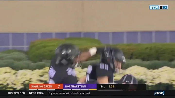 Thorson to Skowronek for 58-YD TD vs. Bowling Green