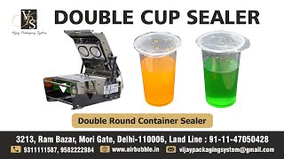 Best Top Sealer for Plastic Cups and Glasses for Restaurants & Sweet Shops