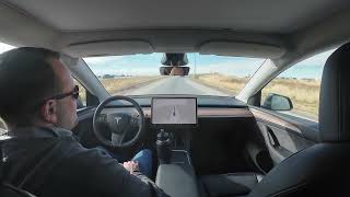 Tesla FSD 12.5.6.3:  Drive to Walmart (With Actual Smart Summon)