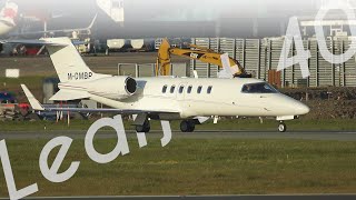 Sub Zero Coolness: Learjet 40 at Dublin airport