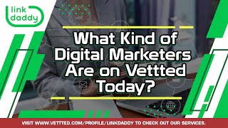 What Kind of Digital Marketers Are on Vettted Today