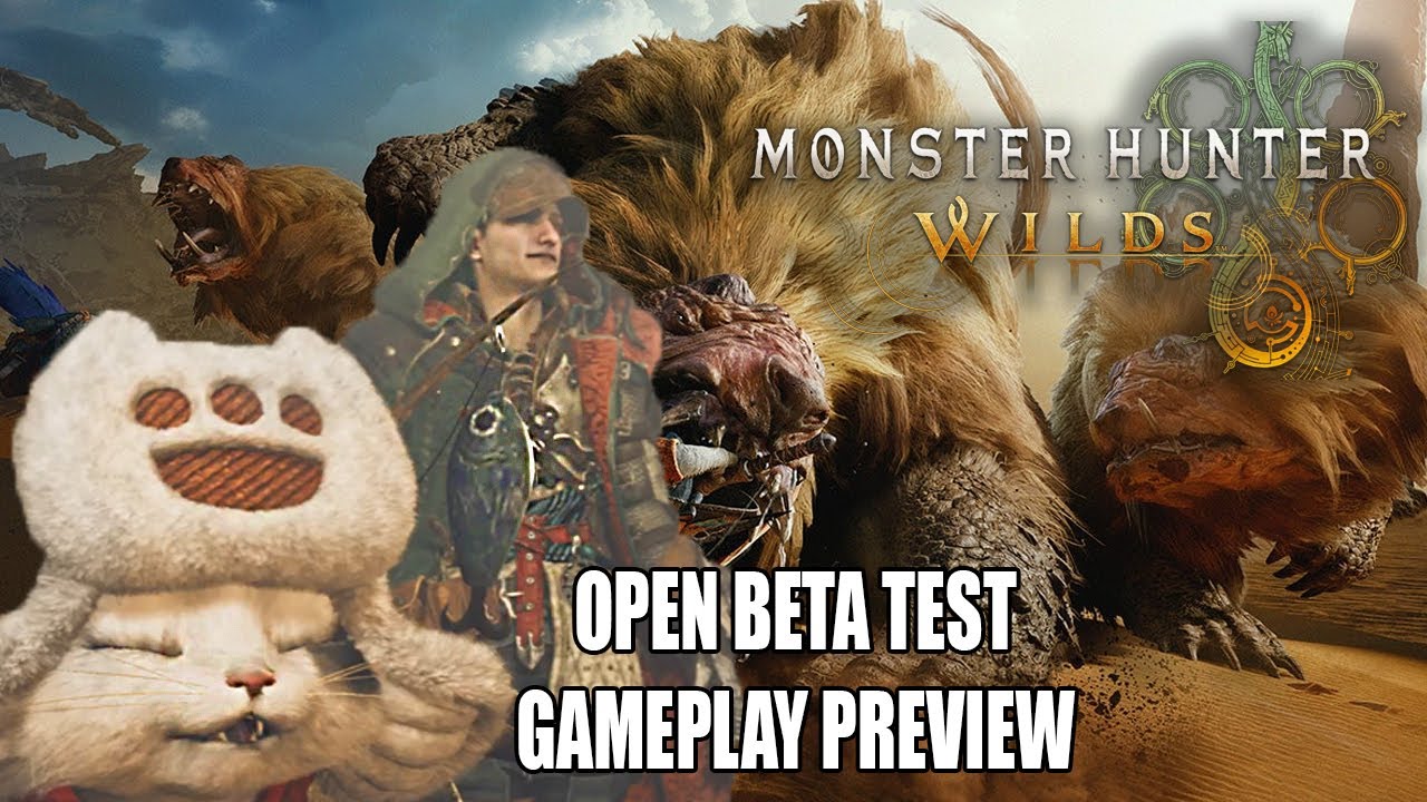 Monster Hunter Wilds Open Beta Test Opening Gameplay - YouTube