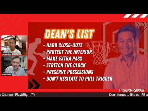 The Deans List: Gilas Keys To Win!