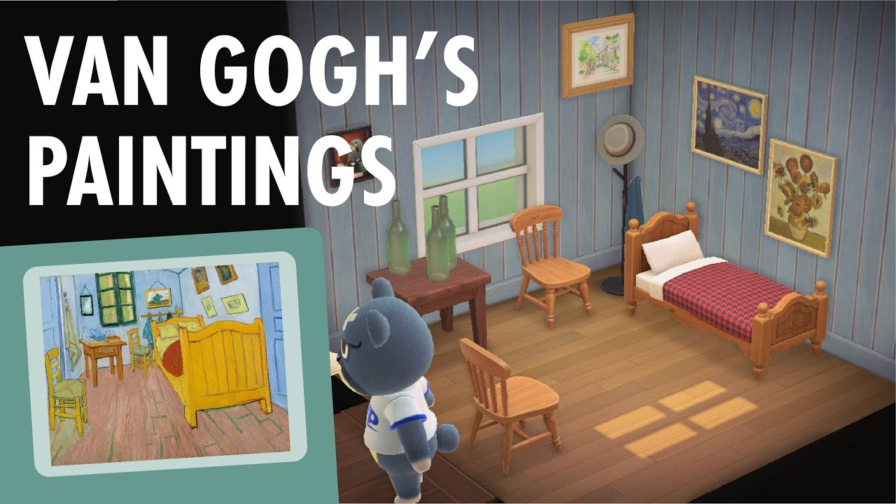 Building Van Gogh's Paintings on Animal Crossing Happy Home Paradise