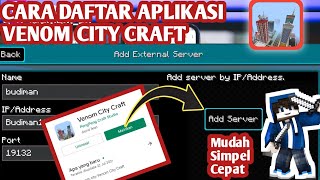 Cara Daftar Aplikasi Venom City Craft || Cara Login Game Venom City Craft screenshot 5