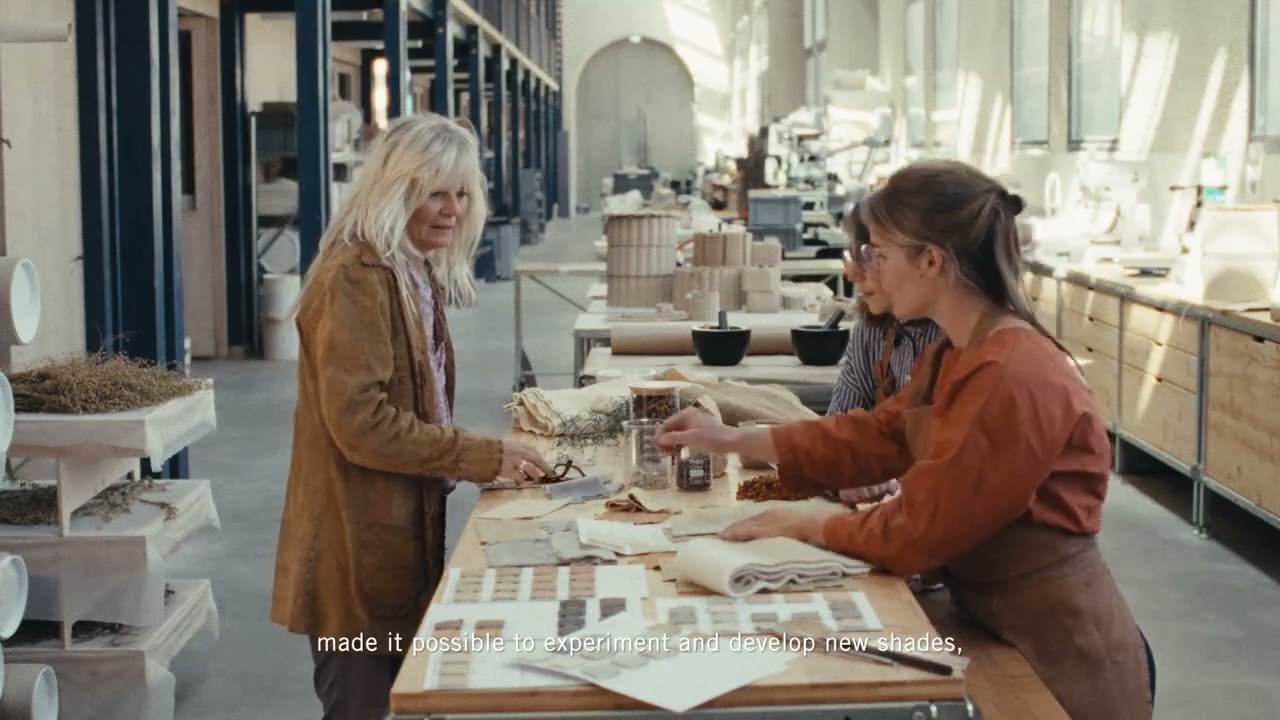 Présentation de la collection textile Racines, en collaboration avec Élitis