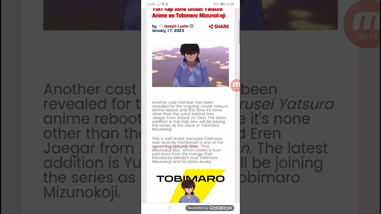 Yuki Kaji Joins Urusei Yatsura Reboot Cast as Tobimaro - Anime Corner