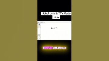 Quick breakdown of how Subcircuits and the TTY tool work in Logisim for new engineering students.