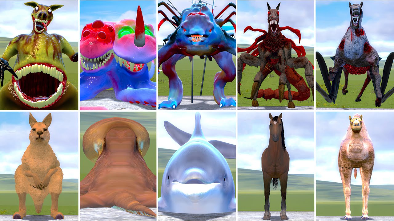 NEW ALL INFECTED ZOOCHOSIS MUTANT ANIMALS In Garry's Mod!