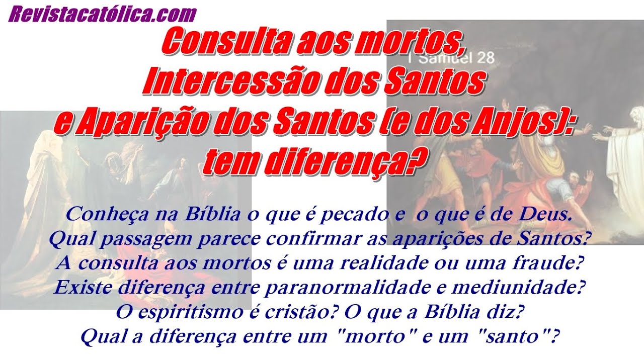 Consulta aos mortos, Intercessão dos Santos