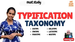 Typification  Its Types  Holotype Syntype Paratype Isotype Lectotype