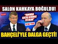 Davutoğlu Bahçeli 'yle öyle bir dalga geçti ki... Salondakiler kahkahaya boğuldu!