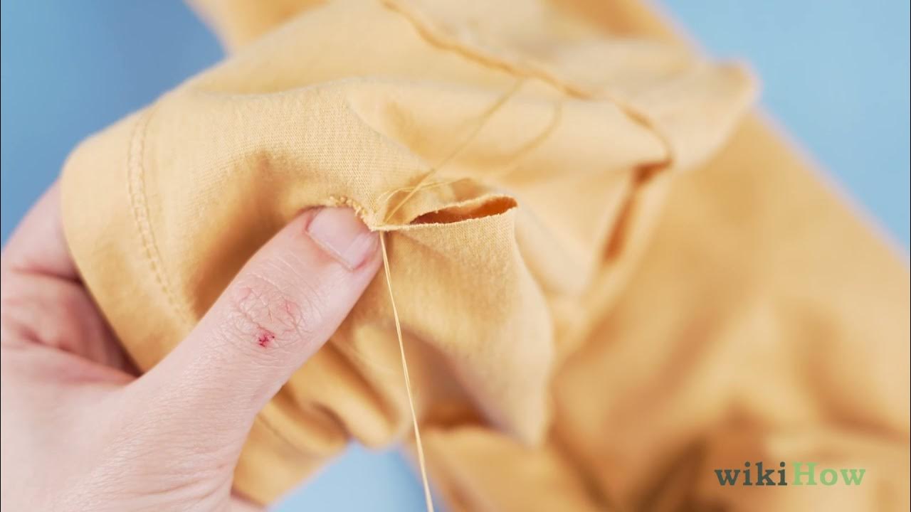How to Sew Up Holes YouTube