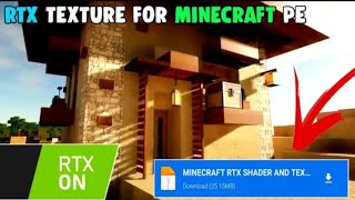 MCPE Shaders best RTX texture pack for minecraft pe android screenshot 3