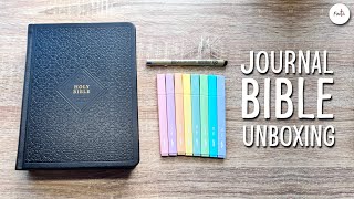 KJV Wide Margin Journaling Bible by Tyndale | Unboxing Review