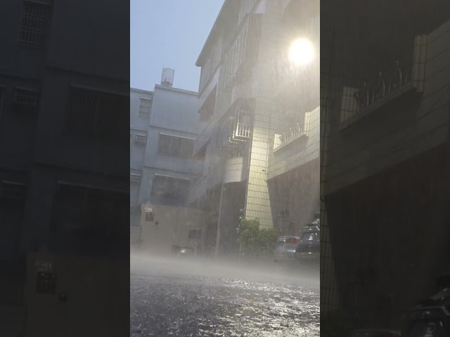 Tropical Storm WIPHA - Full Hour Rain + Thunder on FormosaASMR #asmr #rain #rainsounds