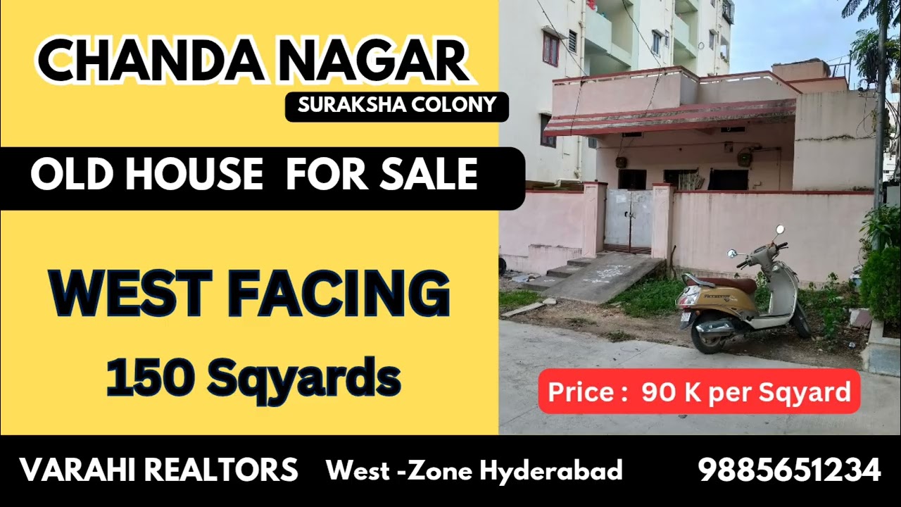 Independent house for sale in Chanda nagar Hyderabad 