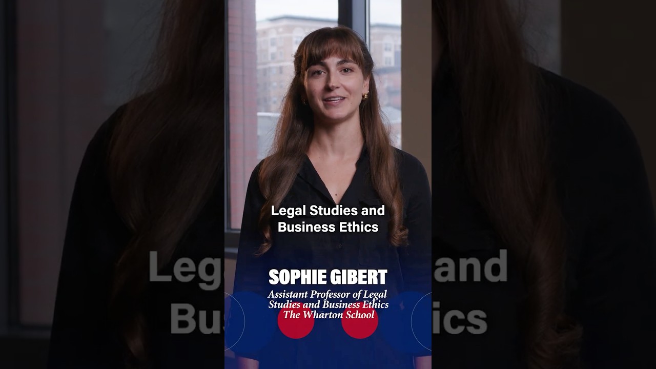 Meet Wharton's Newest Faculty: Sophie Gibert