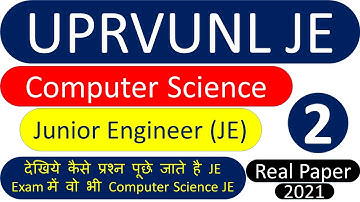Computer Science JE देखिये कैसे प्रश्न पूछे जाते है @LatestExamsPreparation