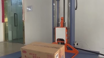 Corrugated cardboard box drop tester packaging drop test large item drop detection equipment