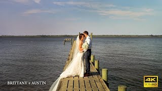 Copper Ridge on the Neuse Wedding | Brittany   Austin in 4K