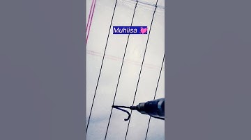 subscribe if you like ❤️ customised front page name art video #calligraphy #youtube #shortsviral