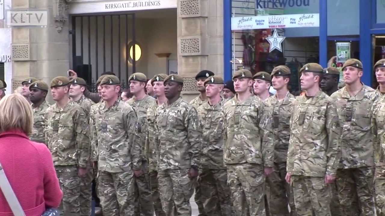 3rd Battalion Yorkshire Regiment  Homecoming Parade