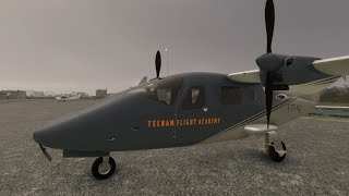 First look at the FlightSim Studio TECNAM P2006 Analog in Microsoft Flight Simulator