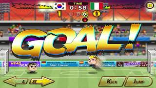 Head Soccer - Korea vs Italy - Game 10 screenshot 2