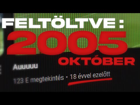 MEGTALÁLTAM az ELSŐ magyar Youtube videót