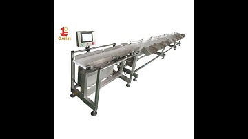 Poultry slaughter line chicken parts chicken carcass weight sorter
