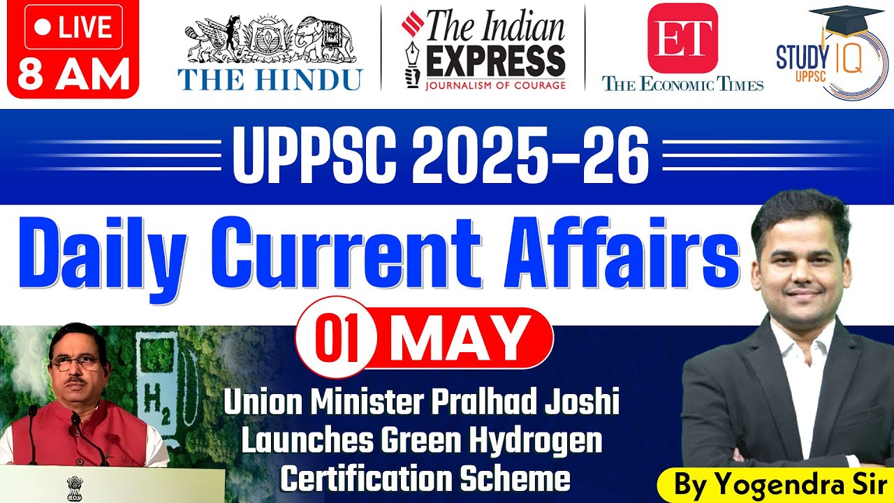 UPPCS Daily Current Affairs 2025 | 1st May, 2025 Current Affairs for ...