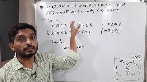 Metric Spaces | Lecture 58 | Result of Closure of intersection of two sets