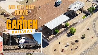Sun City West home with Garden Railway
