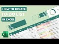 How to Create a To-Do List in Excel (Task Tracker for Beginners) | Step-by-Step Tutorial