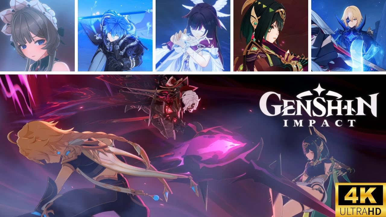 Genshin Impact: Rerir, Ravager of the Moon - Racher of Solnari - All CG ...